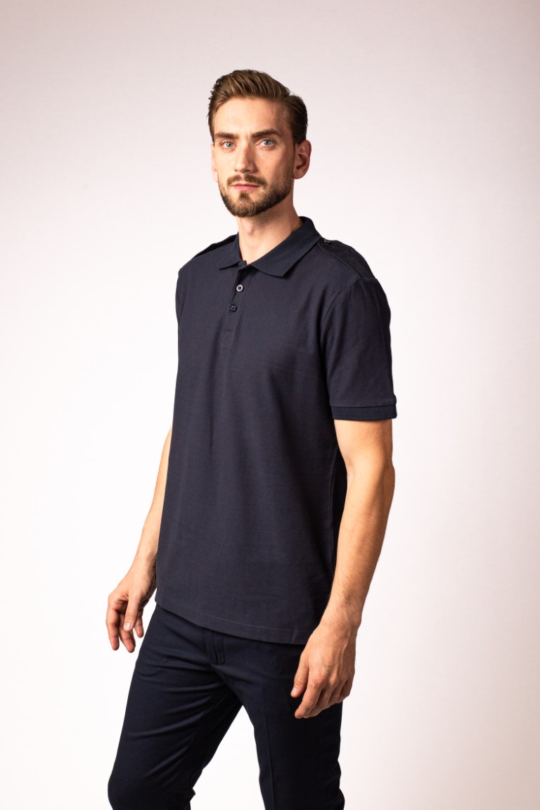 Tricou Polo Bleumarin MAPA NAVIGATORULUI Pentru Bǎrbați